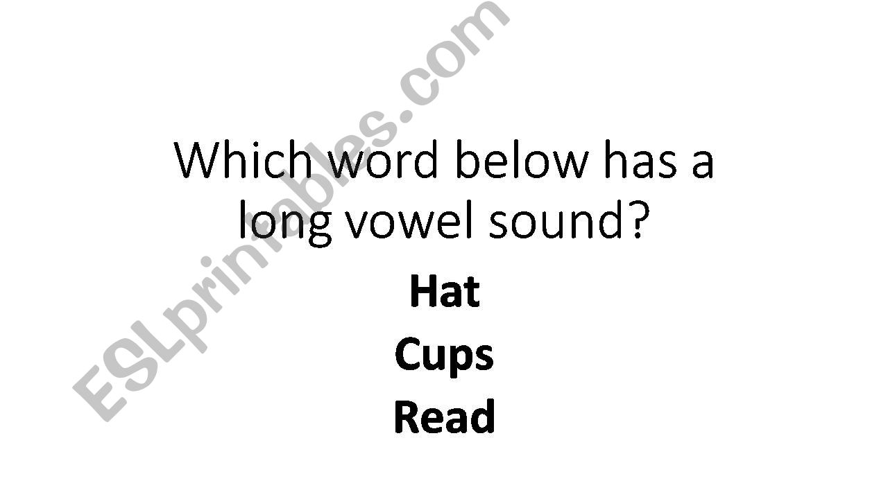 PHONICS QUIZ powerpoint