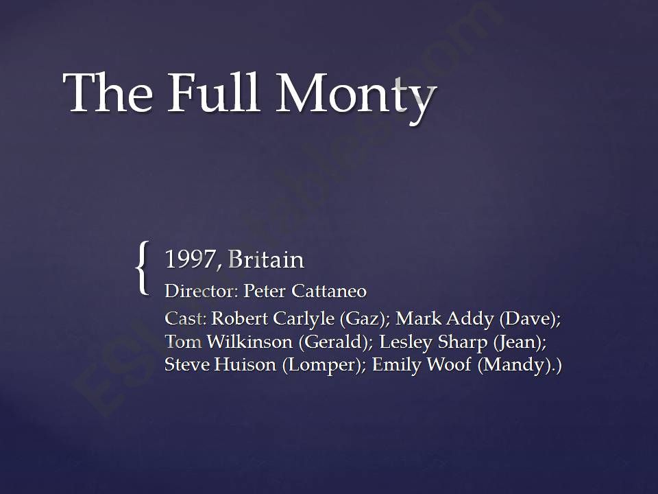 Full Monty powerpoint