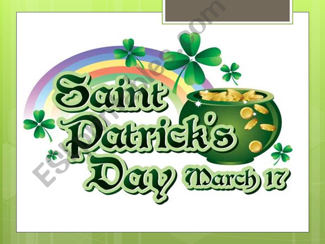 Saint Patricks Day powerpoint