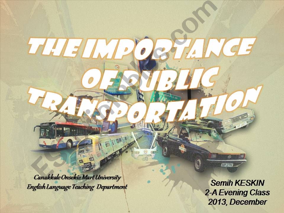 Transportation powerpoint