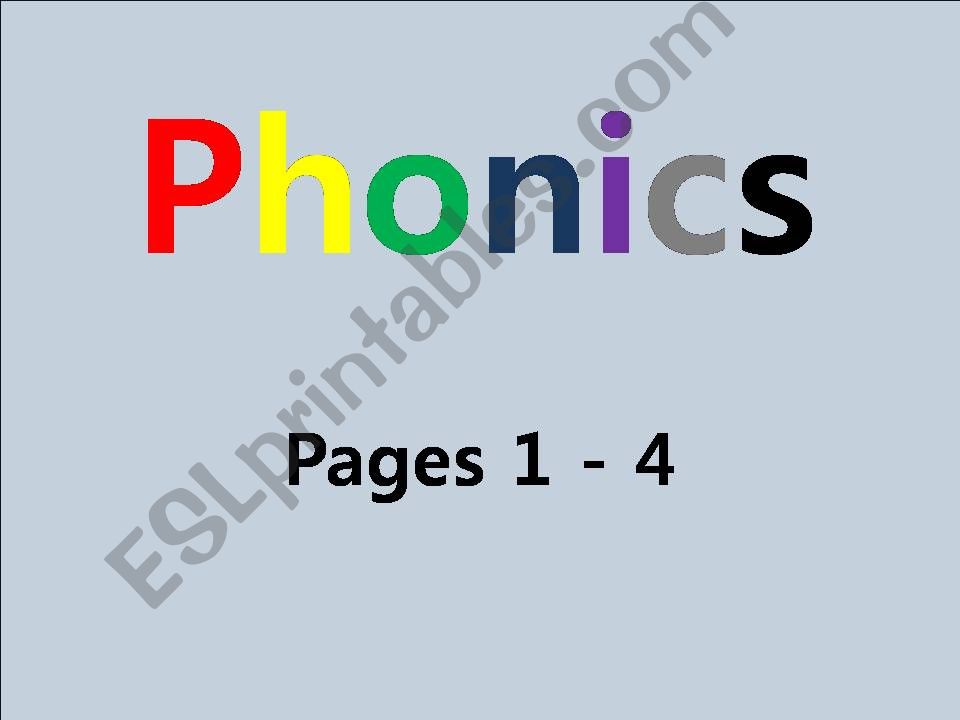 phonics powerpoint