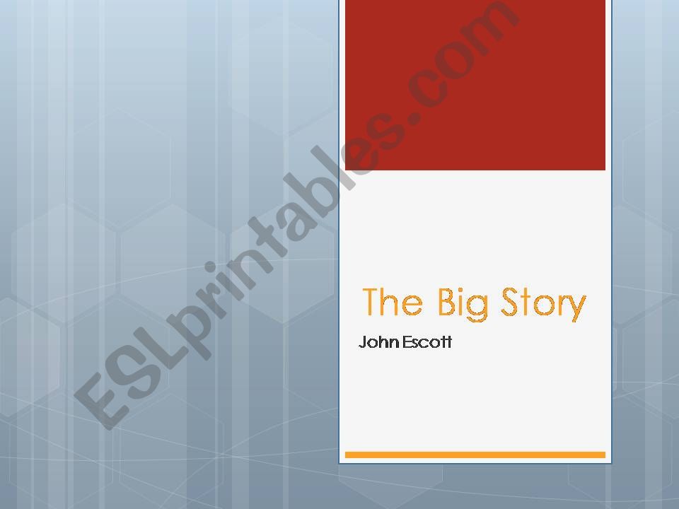 The Big Story Vocabulary Chapter 1