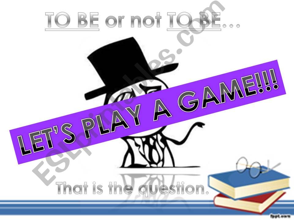 Verb to be - Game powerpoint