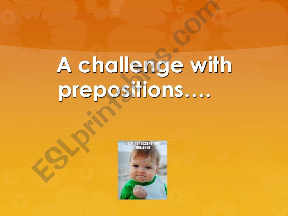 Prepositions challenge 1of4 powerpoint