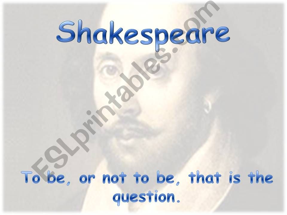 Shakespeare powerpoint