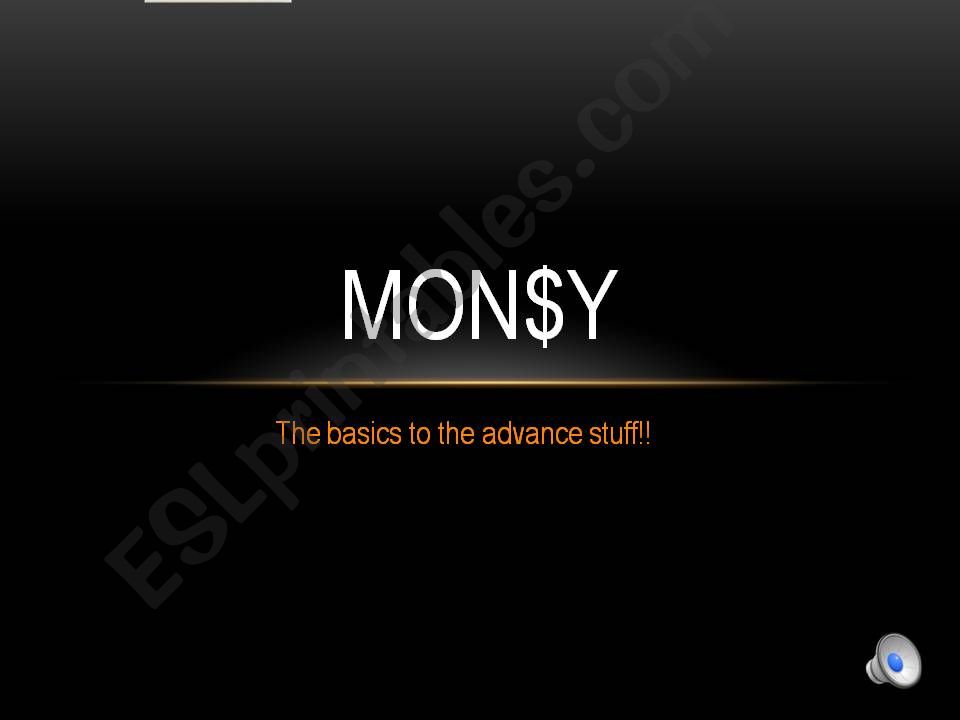 Money-social science powerpoint