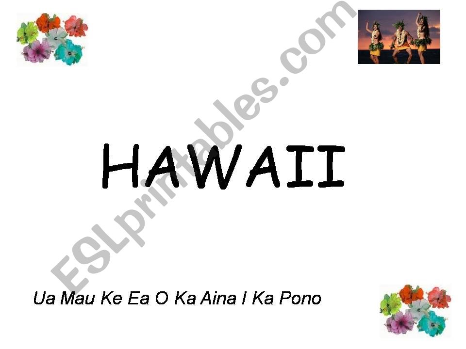 Hawaii  presentation powerpoint