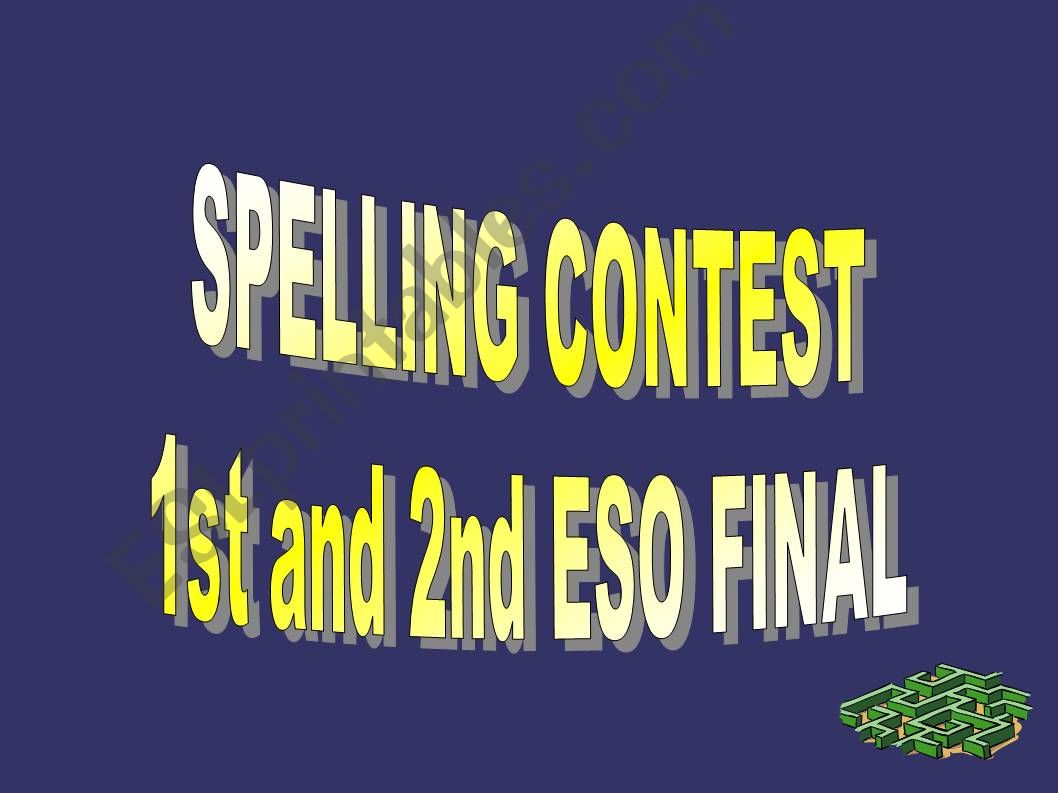 Spelling Contest Words For Grade 10