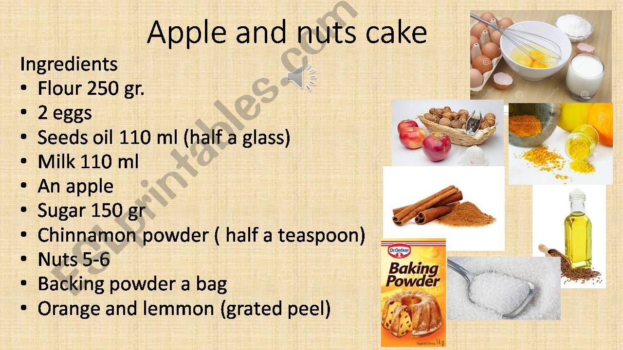 making a cake powerpoint