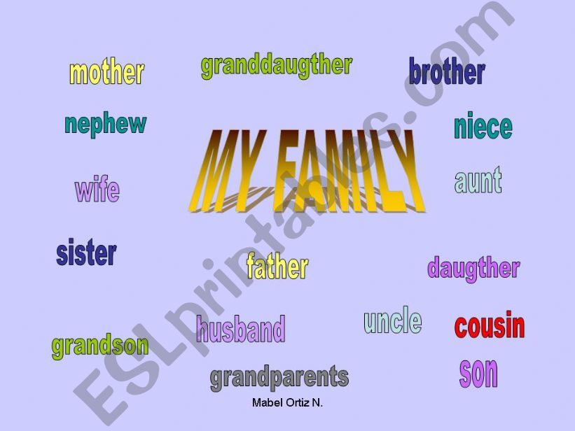 FAMILY powerpoint