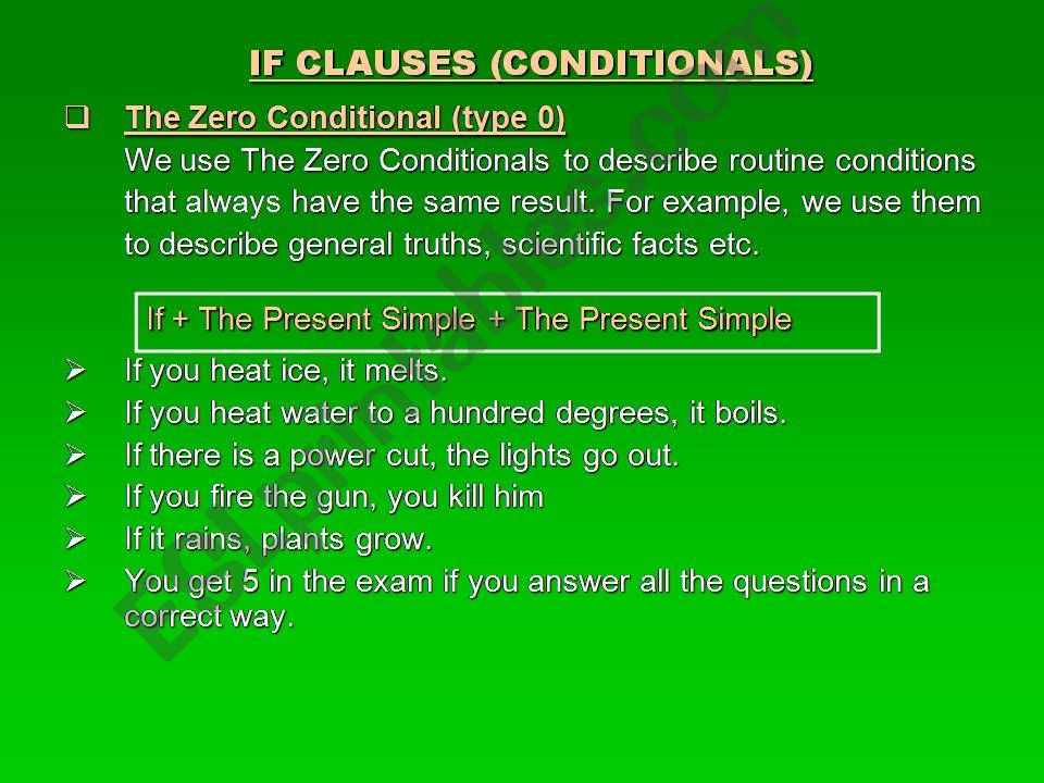 ESL - English PowerPoints: Conditionals