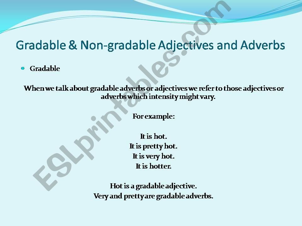 gradable adjectives powerpoint