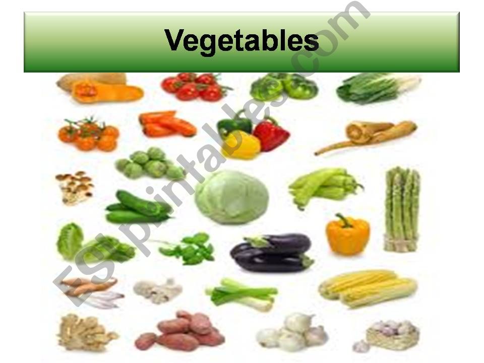 Likes and dislikes: Vegetables