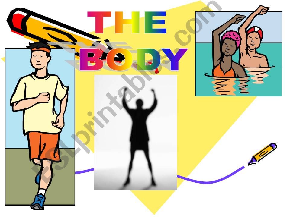 Body parts-flashcards, quiz powerpoint