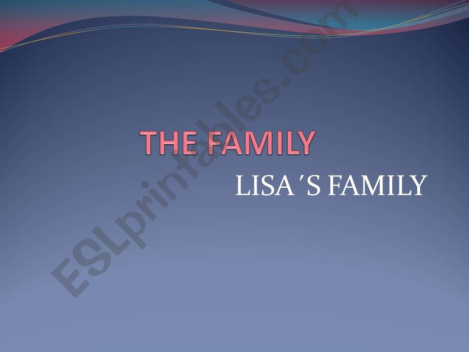 Lisas family (the Simpsons) powerpoint