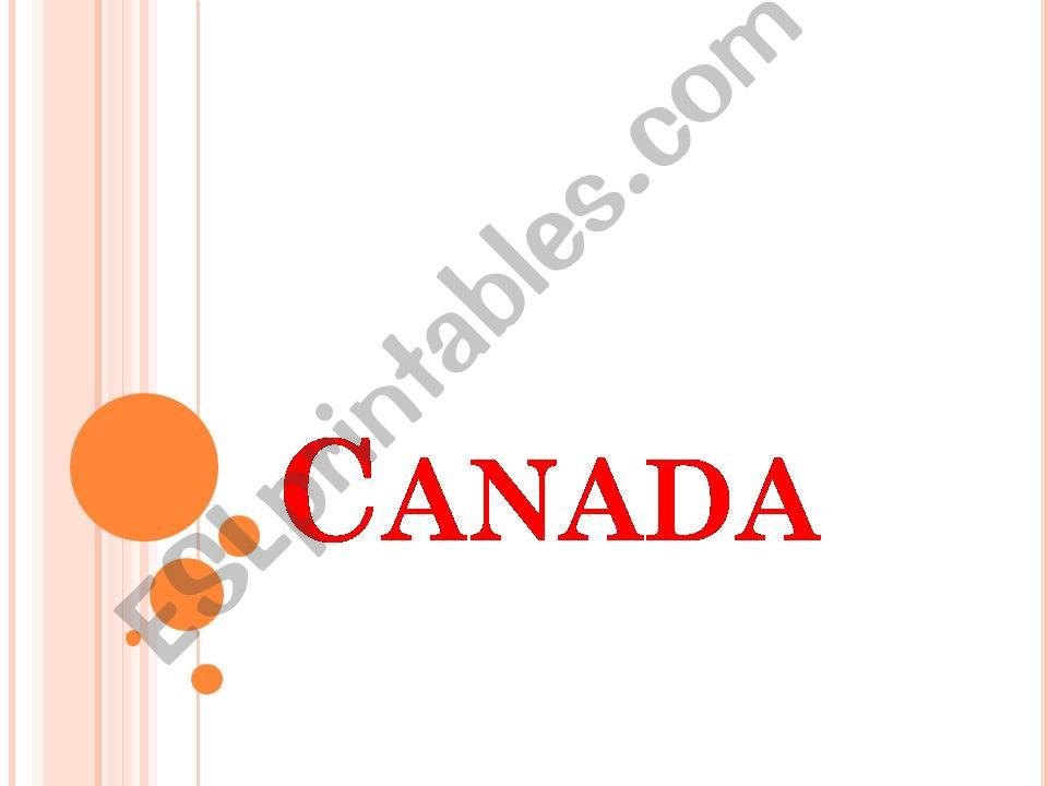 Canada. Basic facts powerpoint