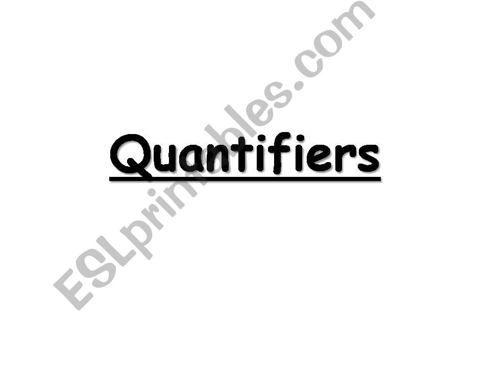 quantifiers powerpoint