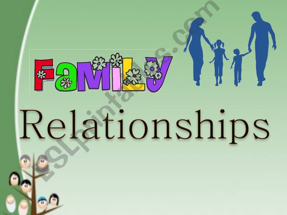 Family relationships, types of weddings and marriages