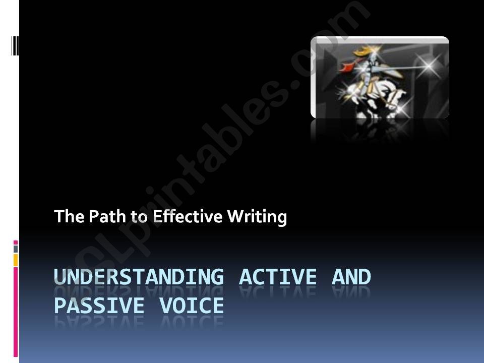 Passive Voice powerpoint