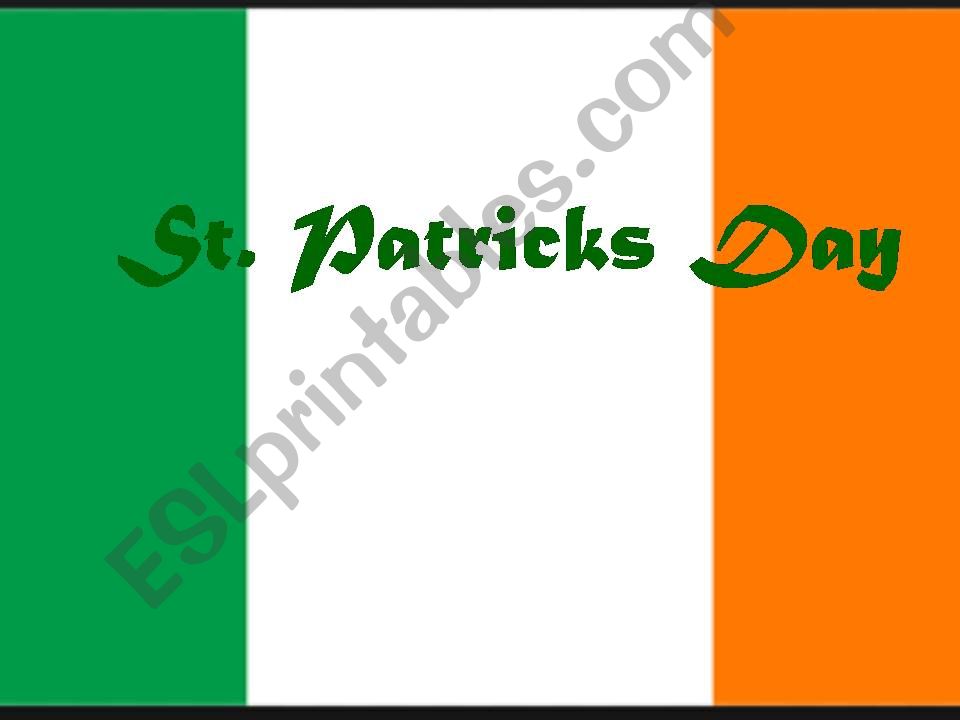 Saint Patrick powerpoint