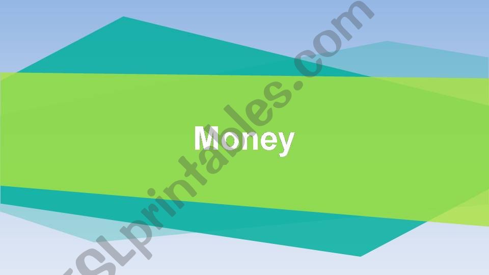 Money questions  powerpoint