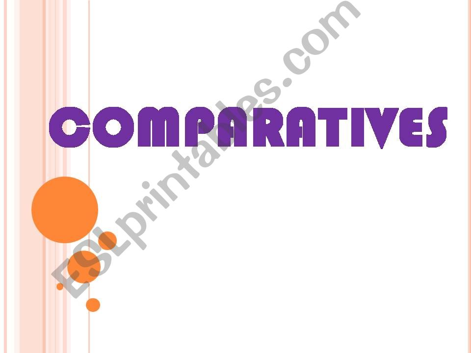 comparatives powerpoint