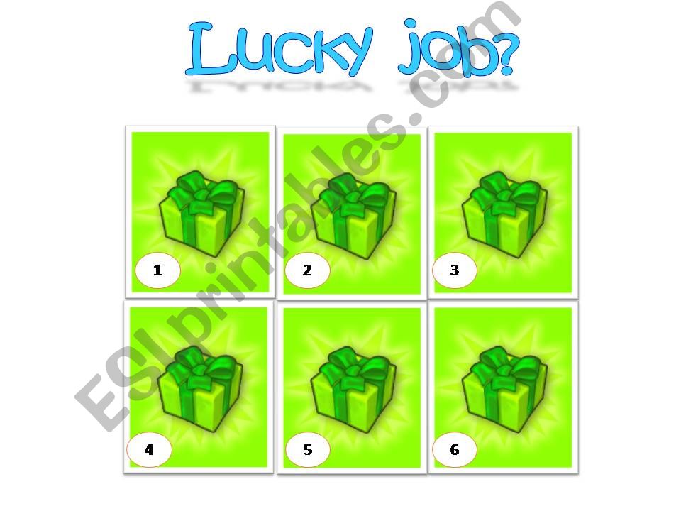 Lucky Job powerpoint