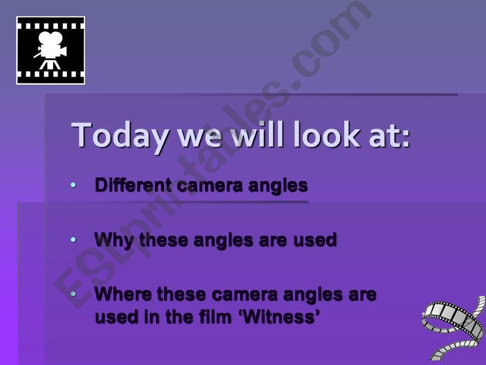 Camera Angle PowerPoint powerpoint