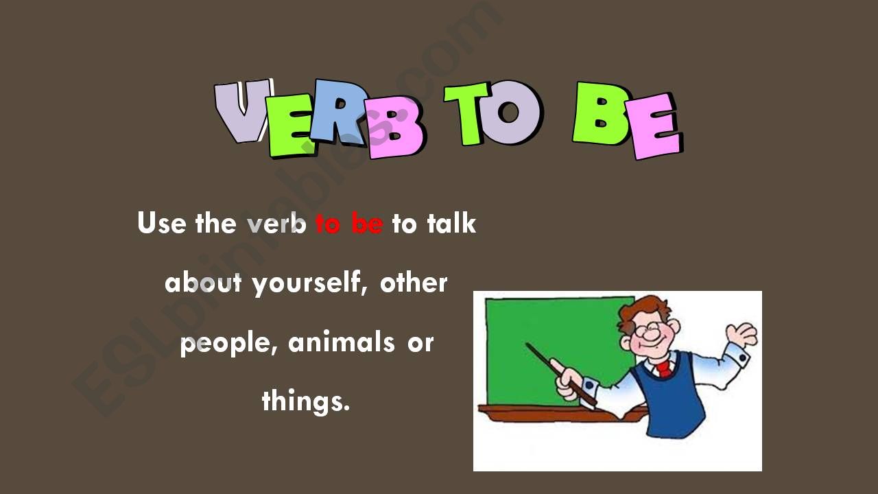 Verb to be powerpoint