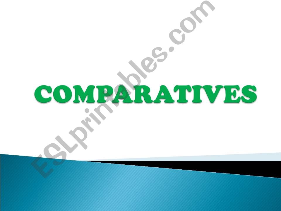 comparatives powerpoint