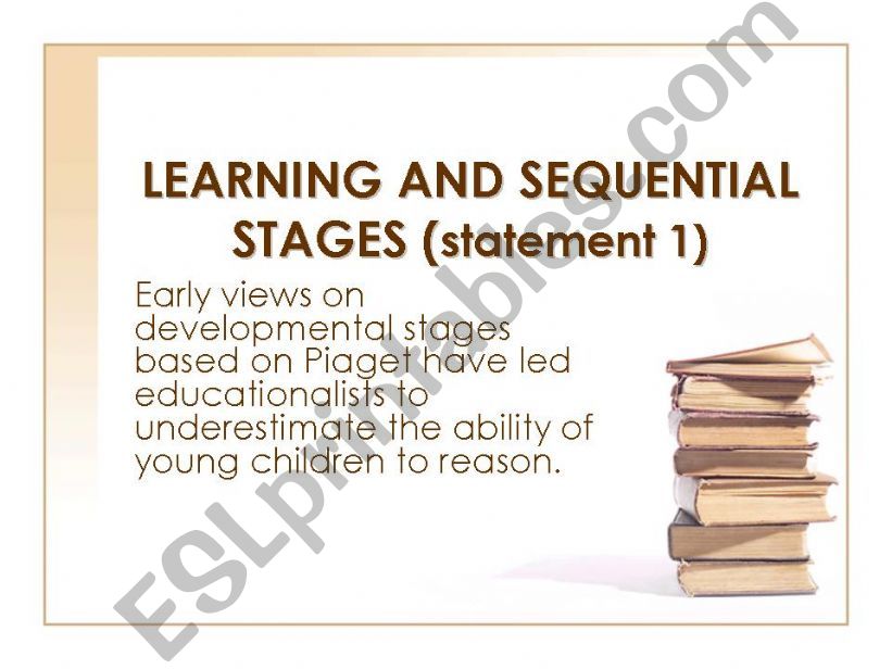 learnin and sequential stages powerpoint