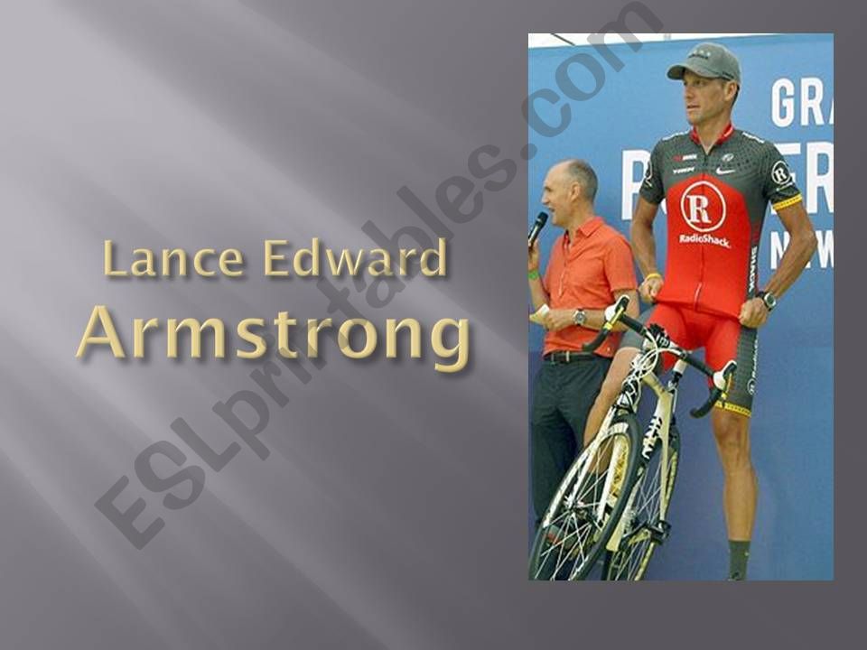 Lance Edward Armstrong powerpoint