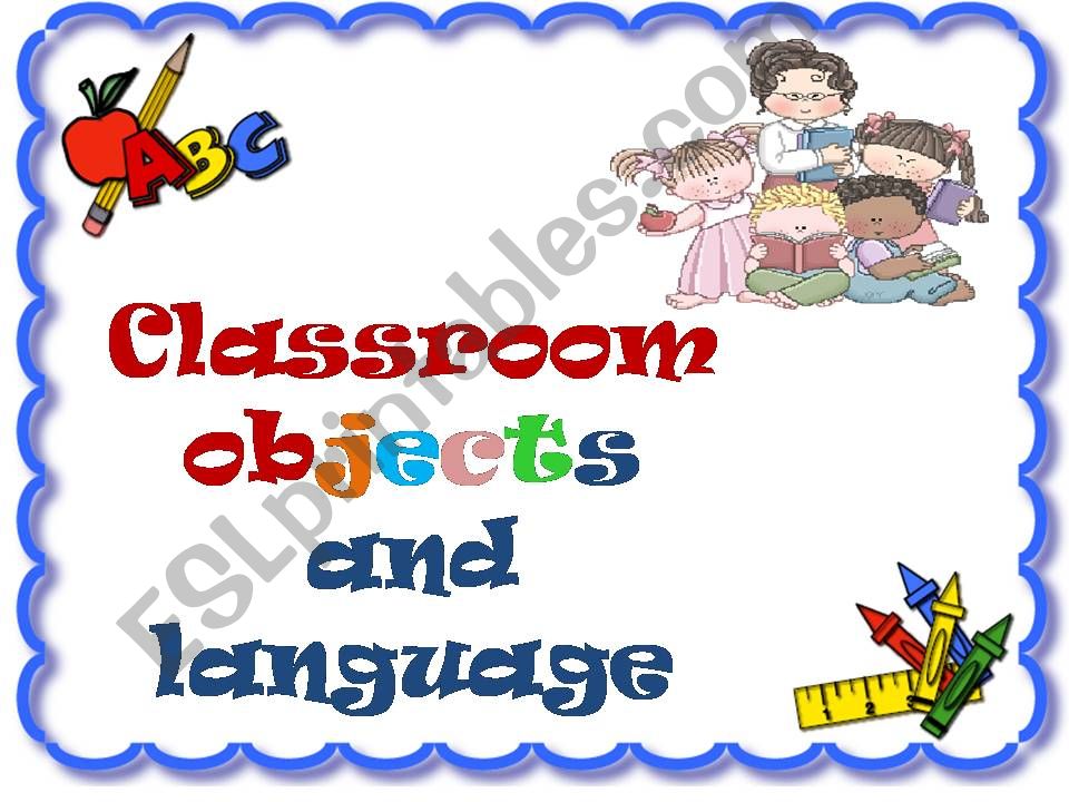 Classroom objects powerpoint