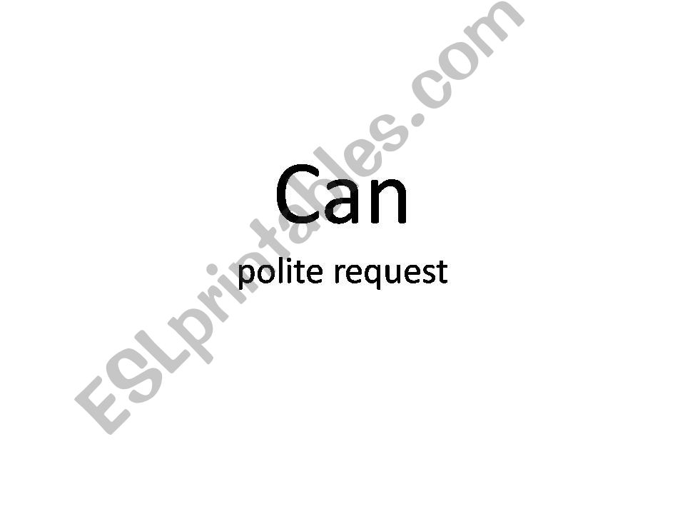 can polite request powerpoint