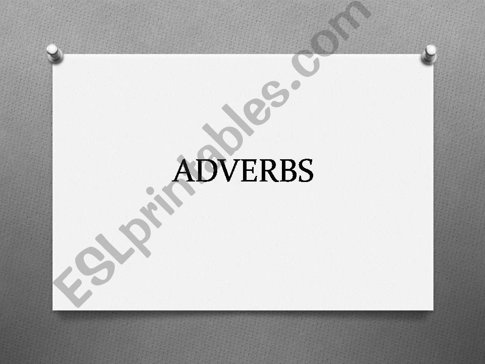 ADVERBS powerpoint