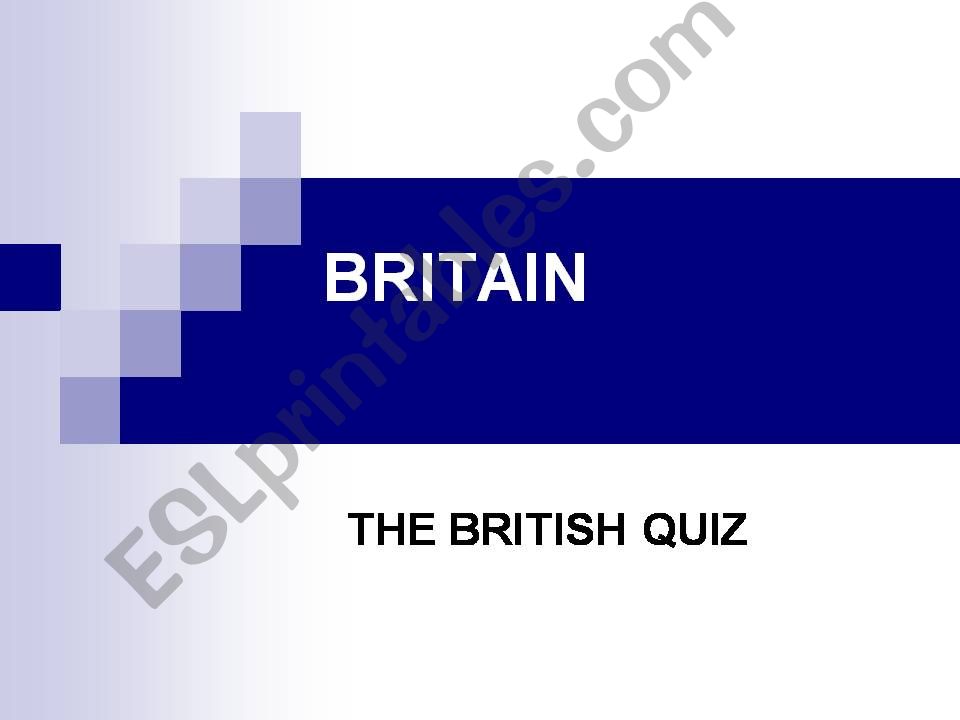 British quiz powerpoint