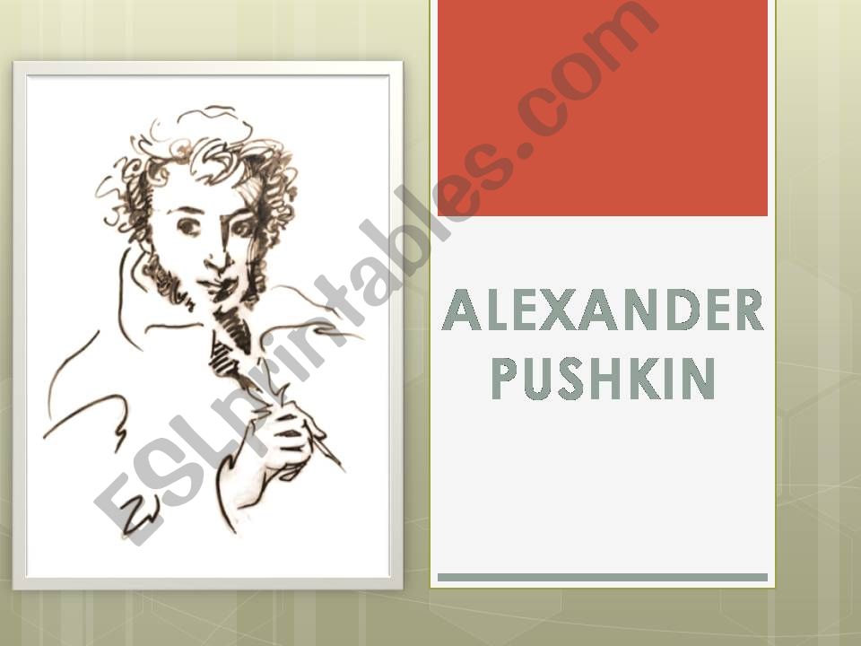 Alexandr Pushkin powerpoint