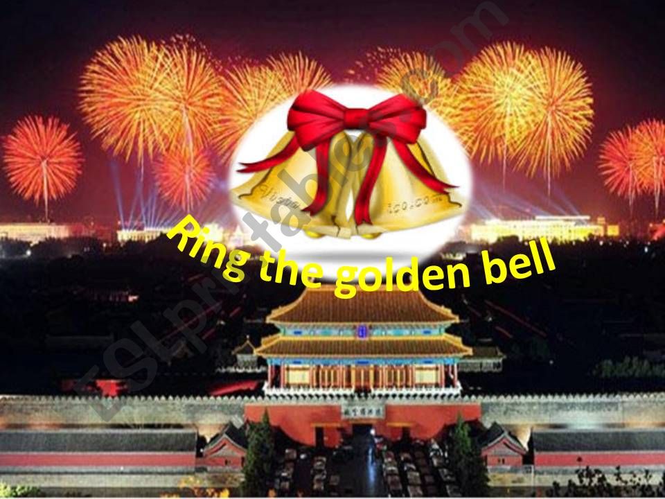 powerpoint Ring the golden bell game