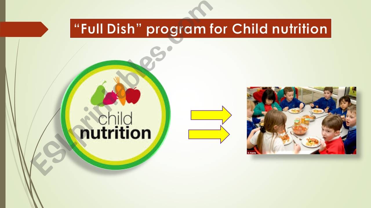 child nutrtion  powerpoint