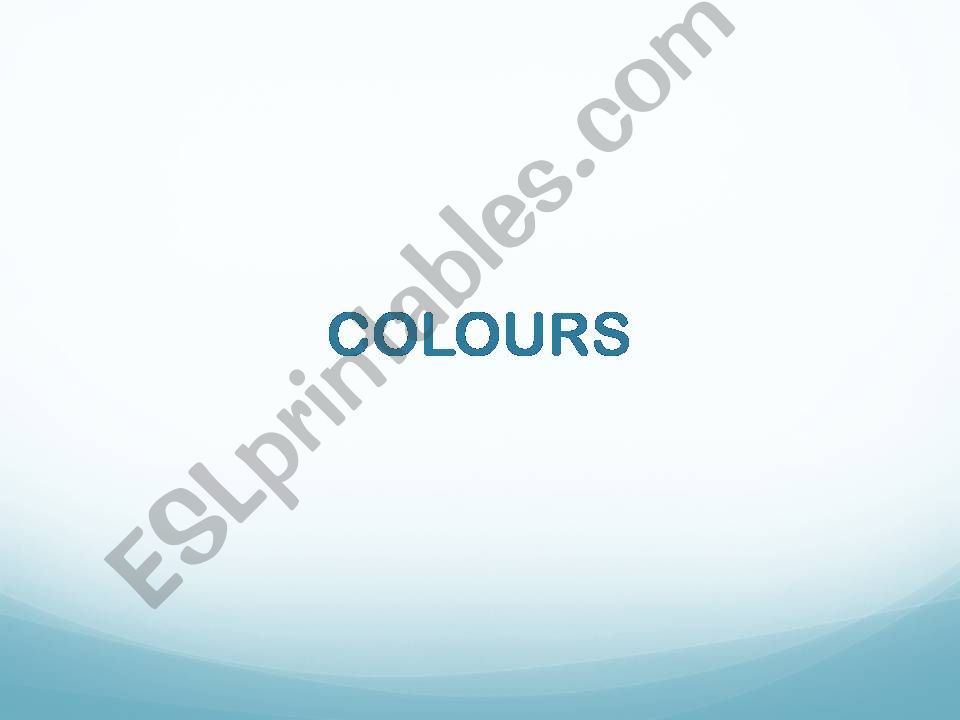 shopping colours powerpoint