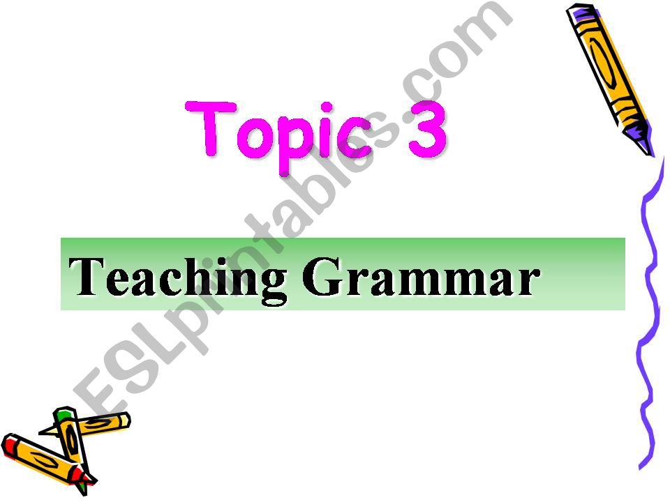 teaching grammar powerpoint