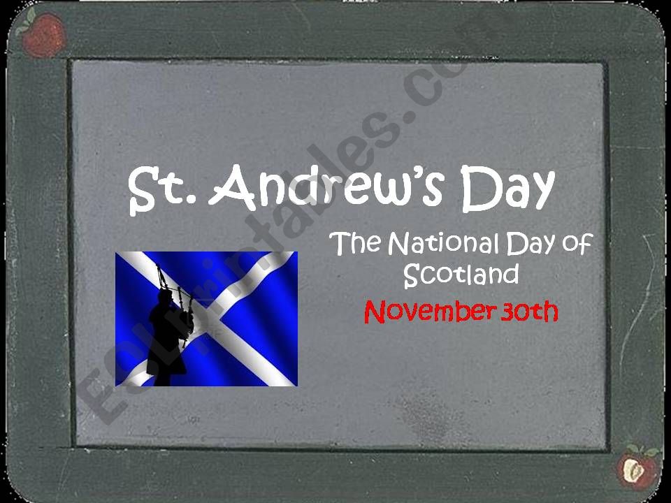 St. Andrews Day powerpoint