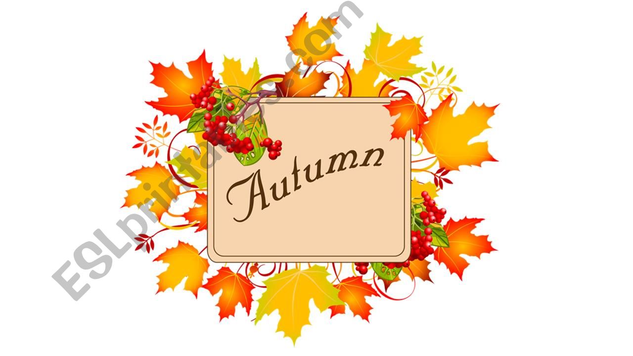 Autumn powerpoint