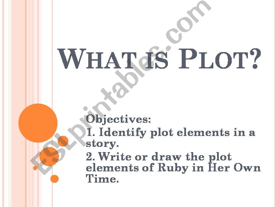 Plot Powerpoint powerpoint