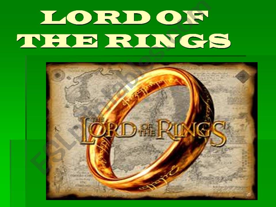 lord of ring powerpoint