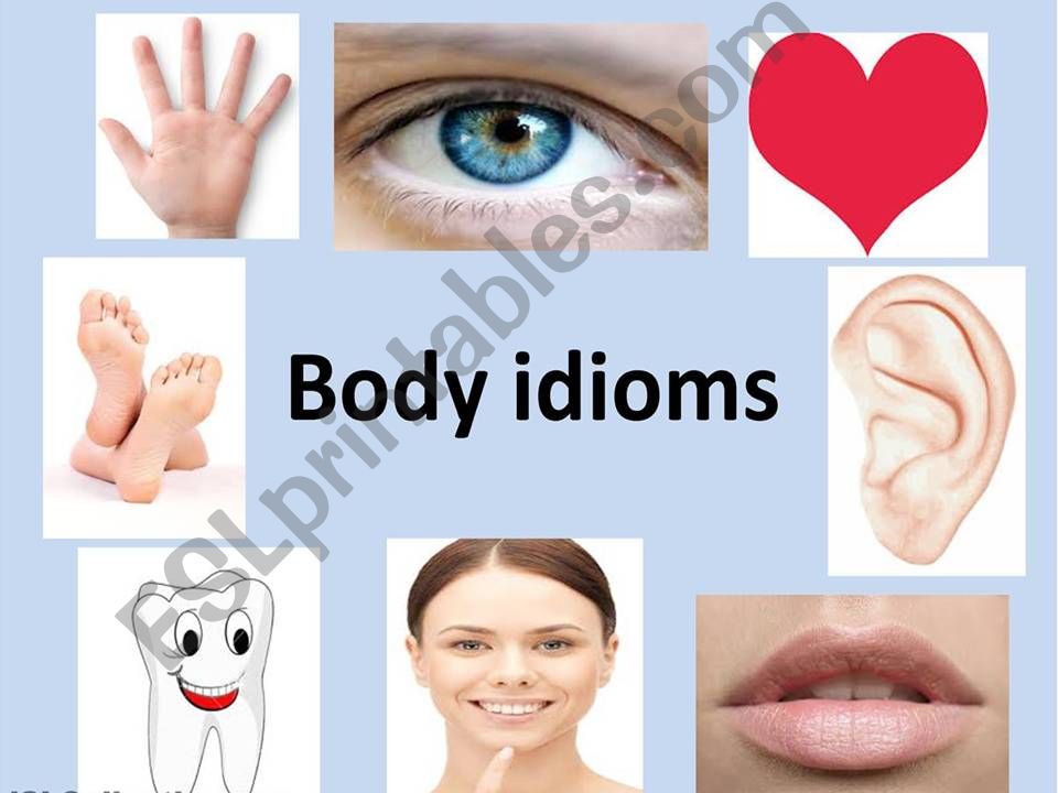 Body parts idioms powerpoint