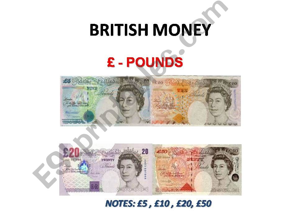 british money powerpoint