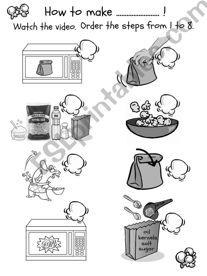 How to make popcorn! powerpoint