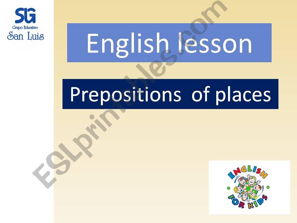 prepositions of class powerpoint