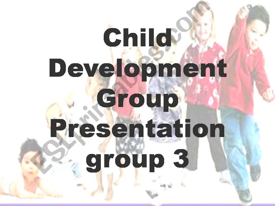 child development powerpoint